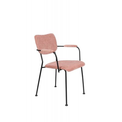 2 fauteuils de table en velours côtelé - Benson - ZUIVER ZUIVER