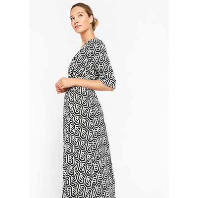 Robe longue à imprimé graphique LOLALIZA