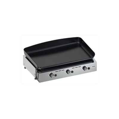 Plancha gaz Initial 65 Inox 3 brûleurs à poser, 62x36 cm ENO