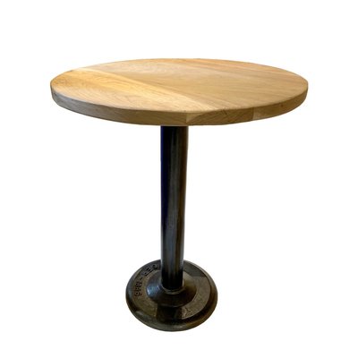 Table repas ronde en teck massif - BRASSERIE MATHI DESIGN