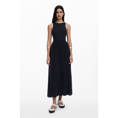 Robe longue brodée DESIGUAL