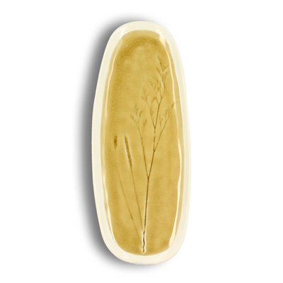 Plat ovale en grès 32,5cm, FLE OGO LIVING
