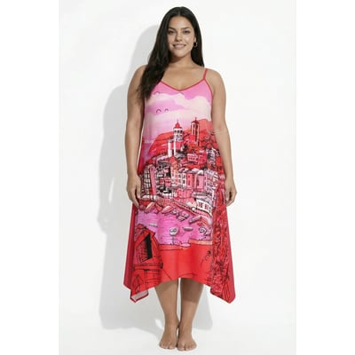 Robe sans manches, motif vacances ULLA POPKEN