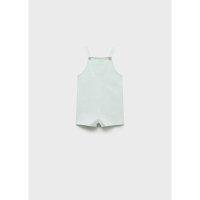 Salopette courte coton MANGO BABY