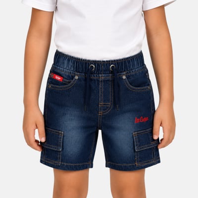 Bermuda cargo en jean taille élastique STRONG LEE COOPER