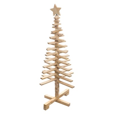 Sapin articulé 120 cm bois LAMEL FEERIC LIGHTS & CHRISTMAS