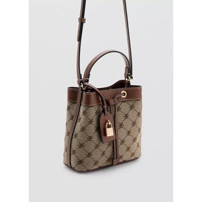 Sac seau avec logo jacquard MANGO
