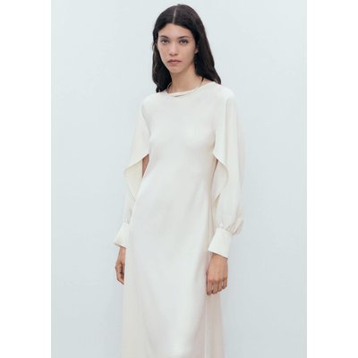 Robe satinée ouverture aux manches MANGO