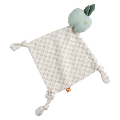 Doudou mouchoir pomme en coton SAUTHON