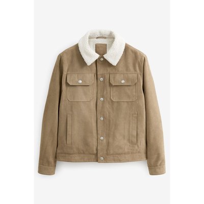 Veste style camionneur à col en peau de mouton NEXT