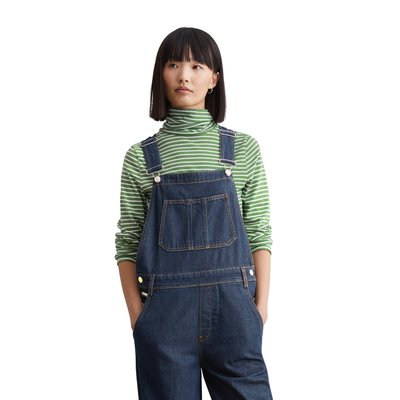 Salopette relaxed en denim rigide bleu foncé MARC O’POLO DENIM
