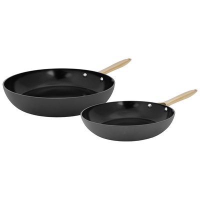 Lot de 2 Poêles en aluminium recyclé, ELEGANCE COSY&TRENDY