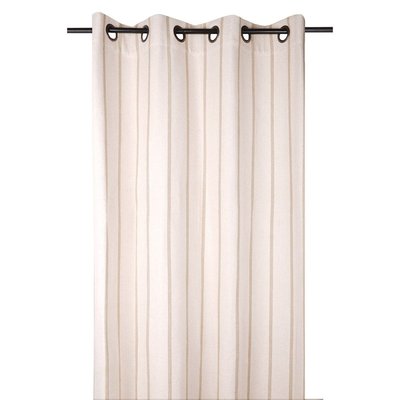 Rideau à œillets 135x260  St Trop marine coton DECORATIE