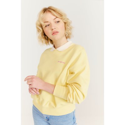 Sweatshirt coton bio col polo GERI PERPETE