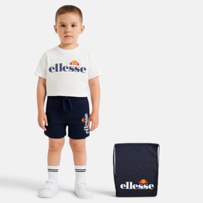Ensemble 3 pièces t-shirt, short et sac imprimés BASIC ELLESSE