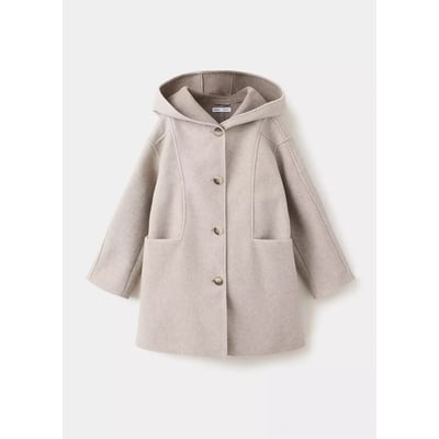 Manteau long drap de laine MANGO KIDS