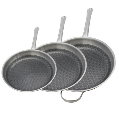 Lot de 3 Poêles Elo Relief Solutions 24, 28 et 32 cm sans PFAS ELO