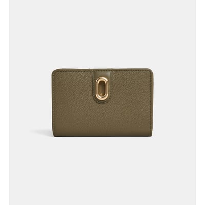 Portefeuille compact selena en cuir grainé GALERIES LAFAYETTE