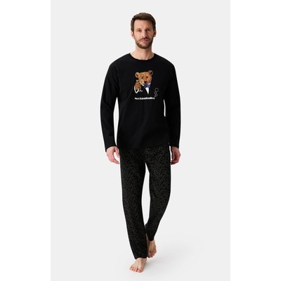 Pyjama en coton imprimé Noctambulles ARTHUR