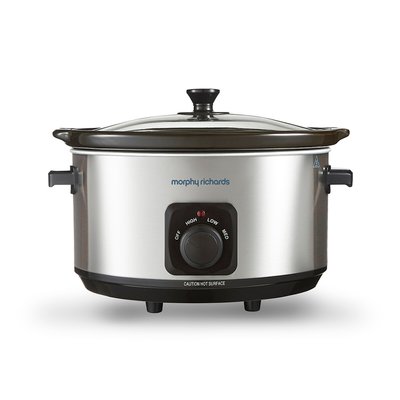 Stainless Steel 6.5L Slow Cooker - 461013 MORPHY RICHARDS