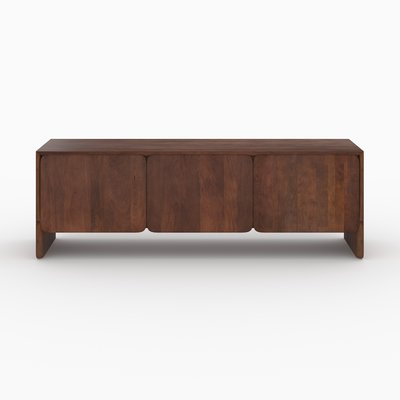 Meuble TV en bois de manguier 3 portes 150 cm - ACHILLE RENDEZ-VOUS DÉCO