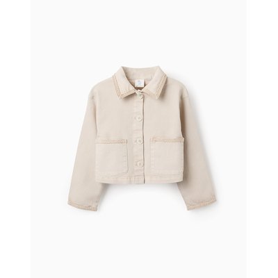 Veste en Sergé avec Détails en Relief ZIPPY