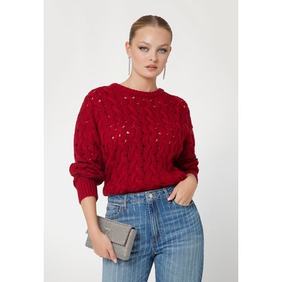 Pull-Over Torsades Laine Mélangée GUESS