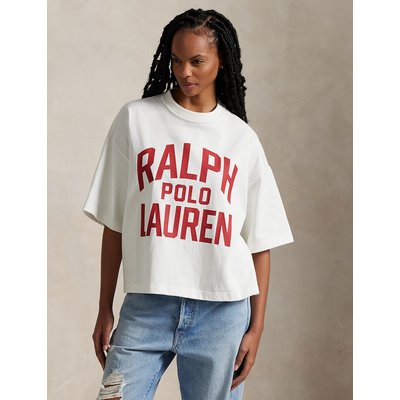 Loose-fitting T-shirt, short-sleeved, round neck, logo on front POLO RALPH LAUREN
