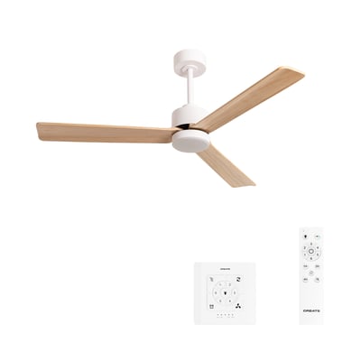 Ventilateurde plafond 40W avec lumière LED et contrôleur mural WIND MODERN CREATE