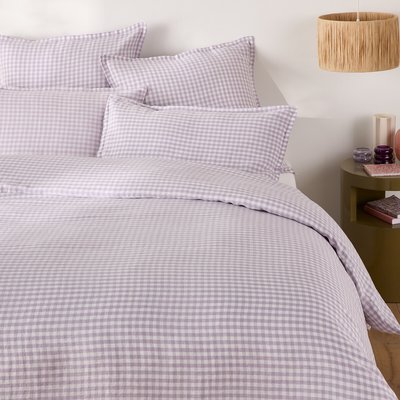 Housse de couette en lin lavé, Acélie Lilas LA REDOUTE INTERIEURS