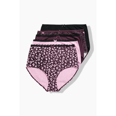 Culottes maxi, lot de 5, motif/uni ULLA POPKEN