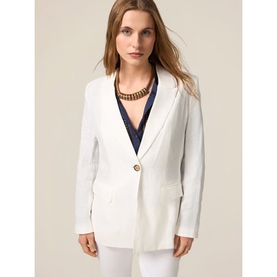 Blazer réalisé en tissu 100% lin OLTRE