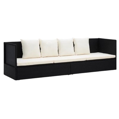 Canapé de jardin avec coussin et oreillers HOME MAISON