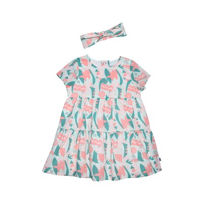 Robe bandeau lili voile bebe SUCRE D'ORGE