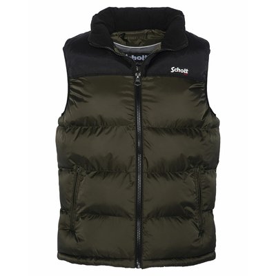 Utah V Two-Tone Padded Gilet SCHOTT