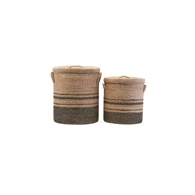 Panier avec couvercle Laundry lot de 2 HOUSE DOCTOR