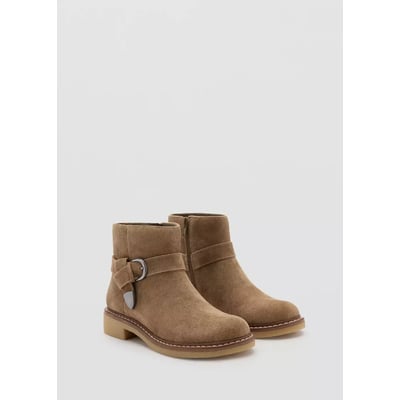 Bottines cuir détail boucle MANGO KIDS