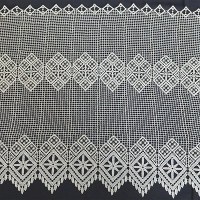 Brise bise en macramé au style graphique HOME MAISON