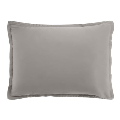 Taie d'oreiller en satin de coton unie, DESIR BATON ROUGE