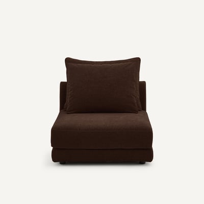 Modulaire zetel in chenille fluweel, TIBERIO AM.PM
