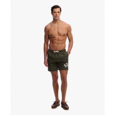 Short de bain 16 pouces Logo Imprimé SUPERDRY