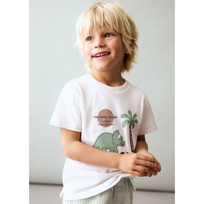 T-shirt coton dinosaure MANGO BABY