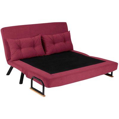 Canapé 2 places convertible en tissu Sando HANAH HOME