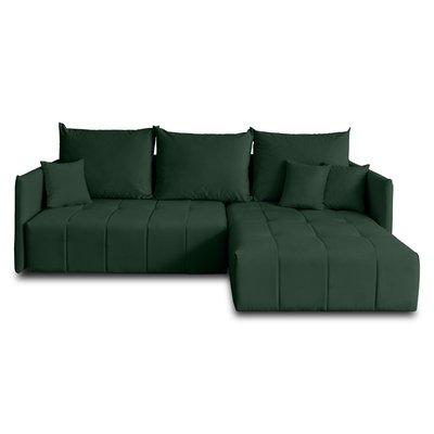 Canapé d'Angle Convertible en Velours 4 places - PETRA LISA DESIGN