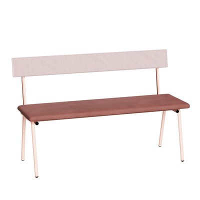 Banc en velours côtelé ANITA LES GAMBETTES