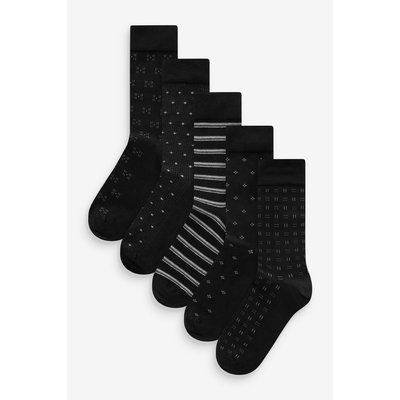 Chaussettes habillées à motif, lot de 5 NEXT