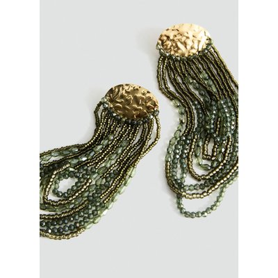 Boucles d'oreilles combinées cascade cristaux MANGO
