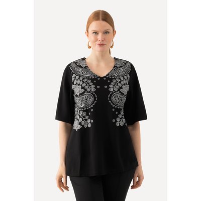 T-shirt avec imprimé. Décolleté ULLA POPKEN
