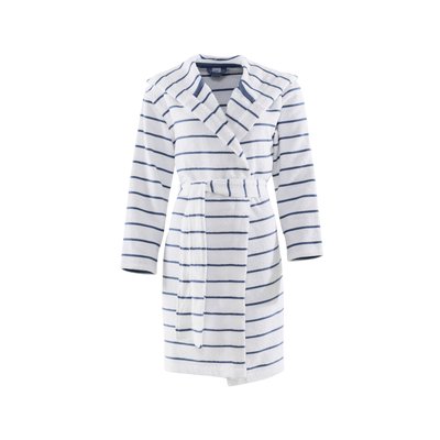 Peignoir à capuche coton HYPNOTIC CARRE BLANC