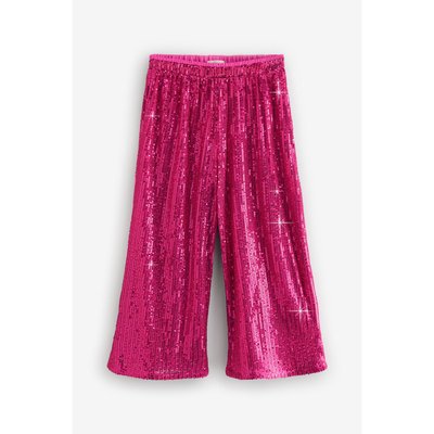 Pantalon large à paillettes NEXT